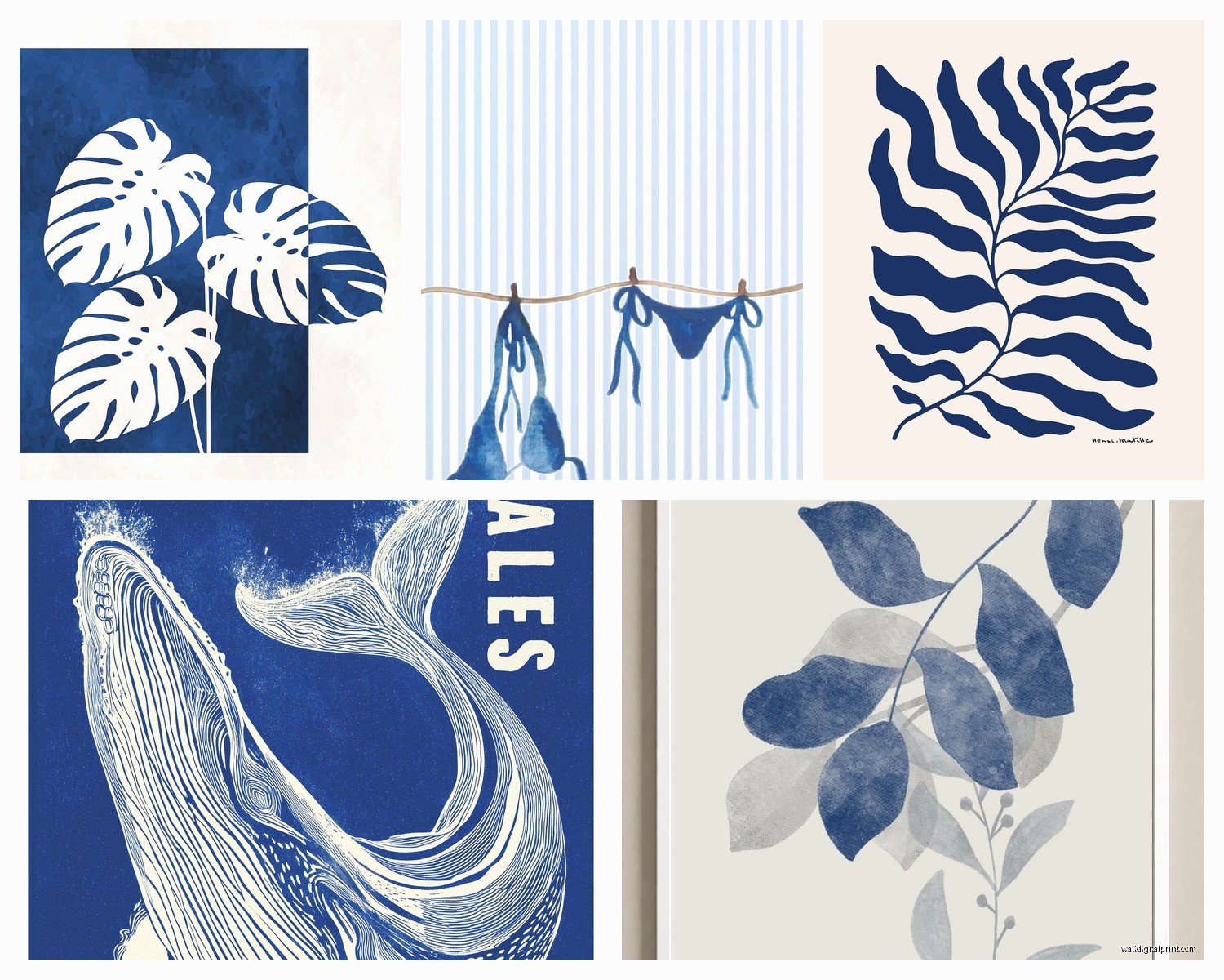 Blue Printable Wall Art: Free Ocean Sky Downloads