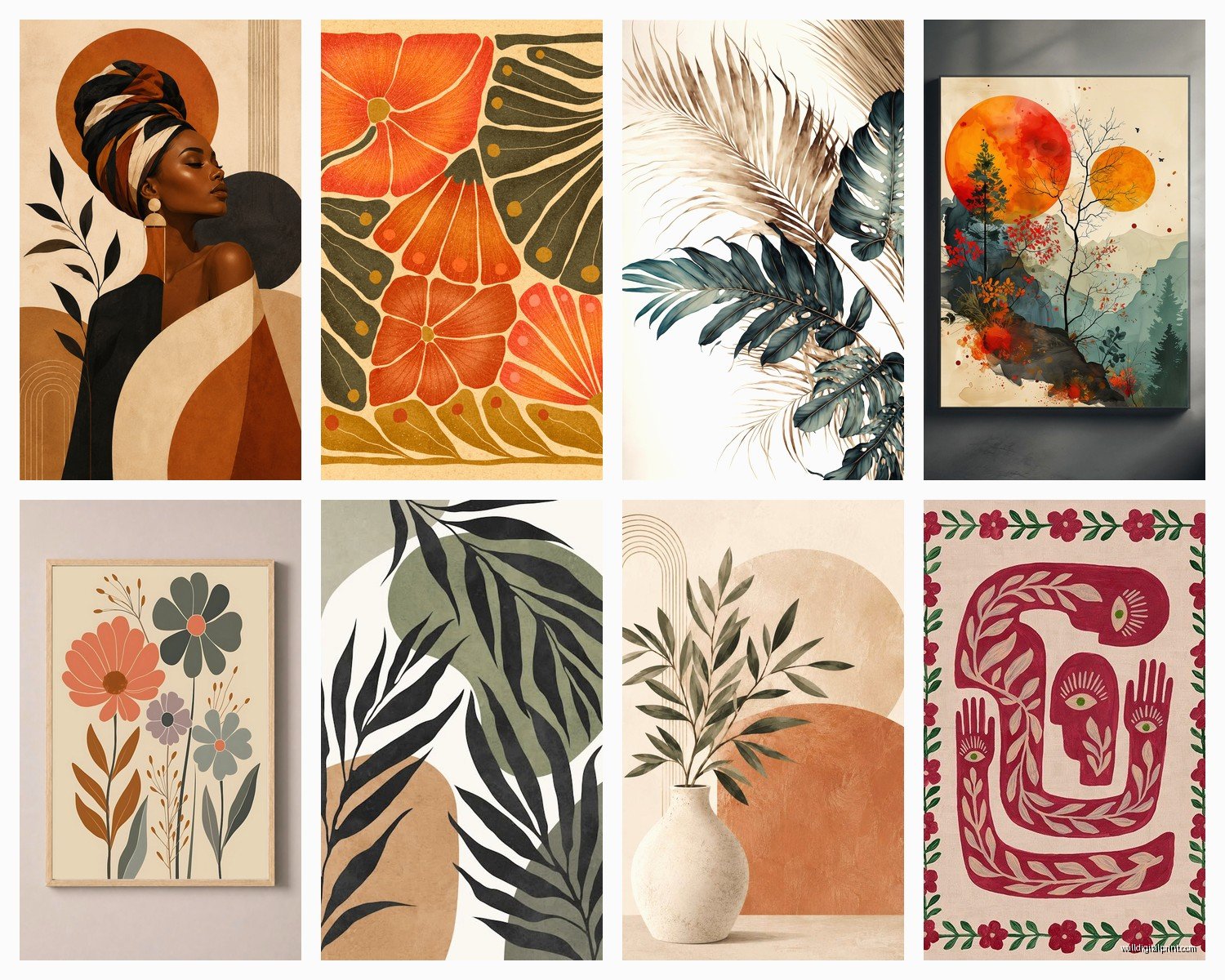 Boho Wall Art: Bohemian Eclectic Free-Spirit Designs