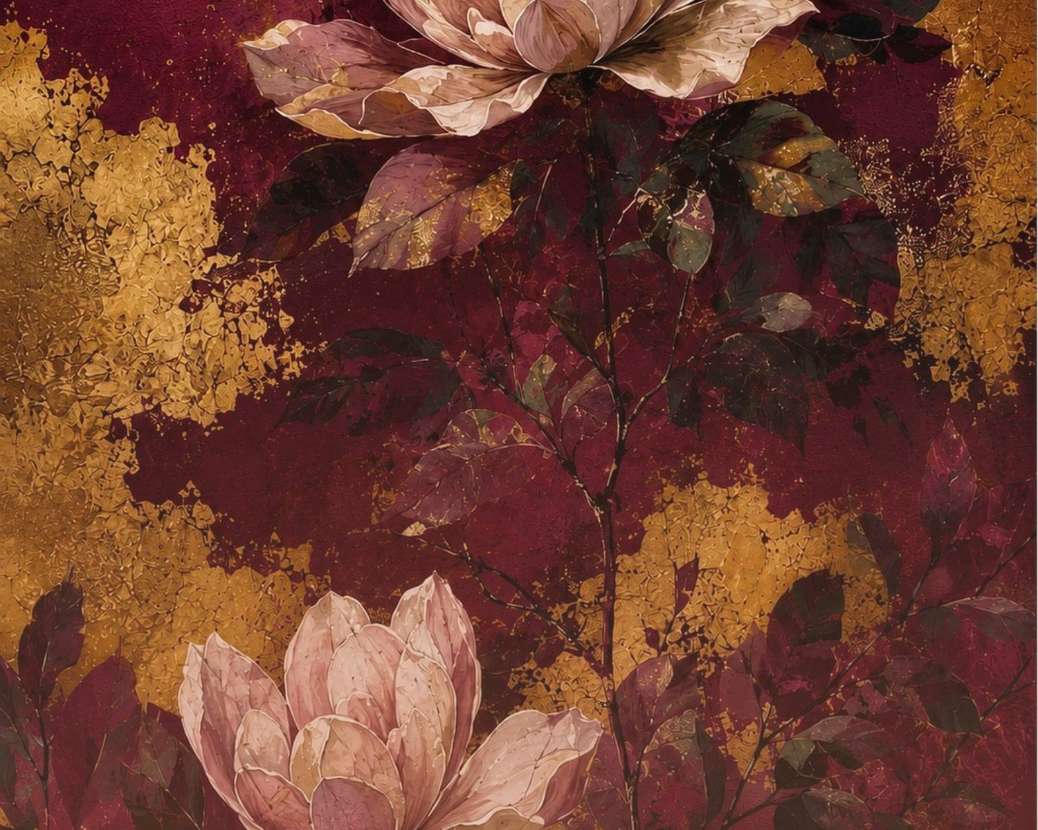 Burgundy Wall Art for Bedroom: Wine Red Sleep Space Accents