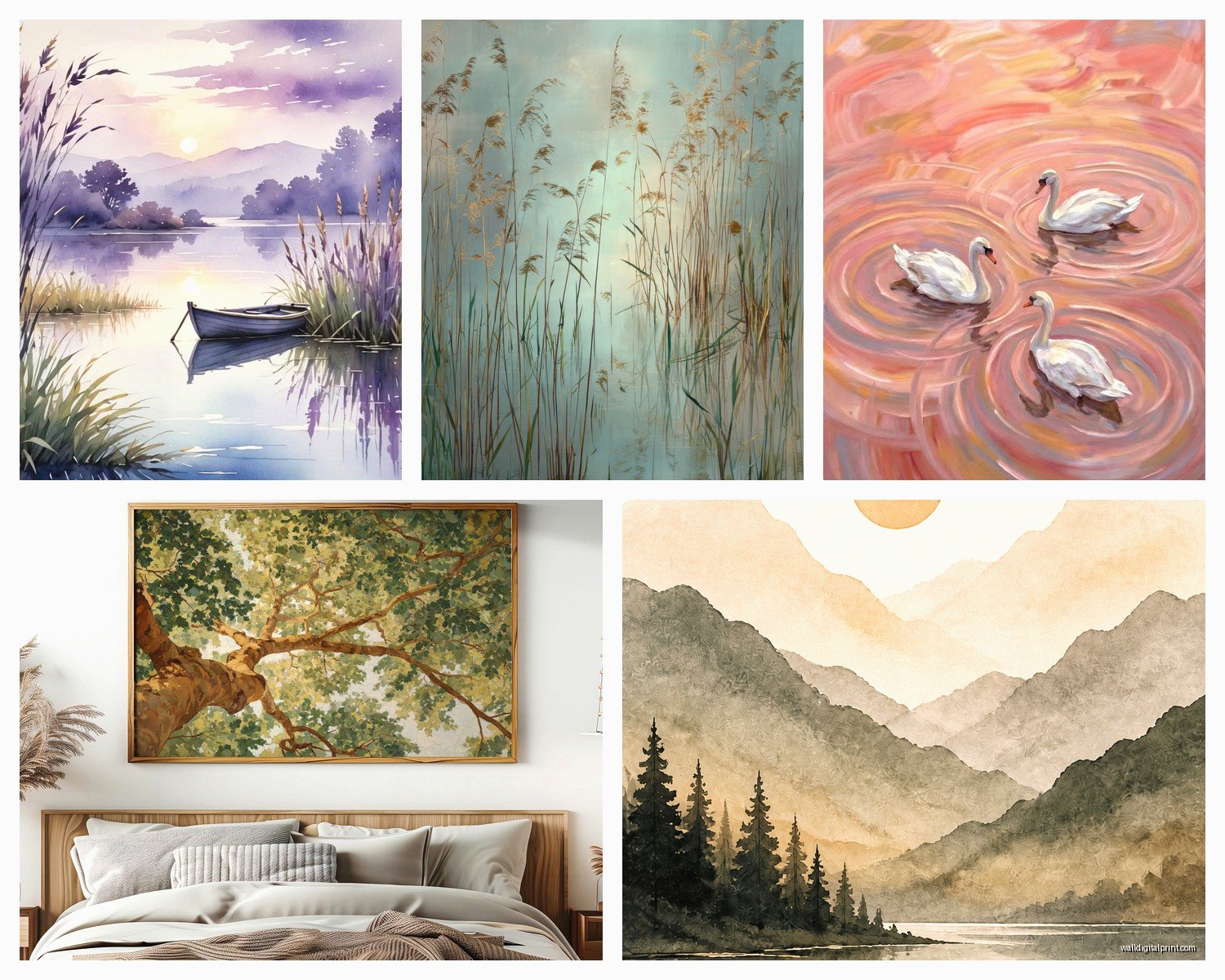 Calming Wall Art: Peaceful Relaxing Soothing Tranquil