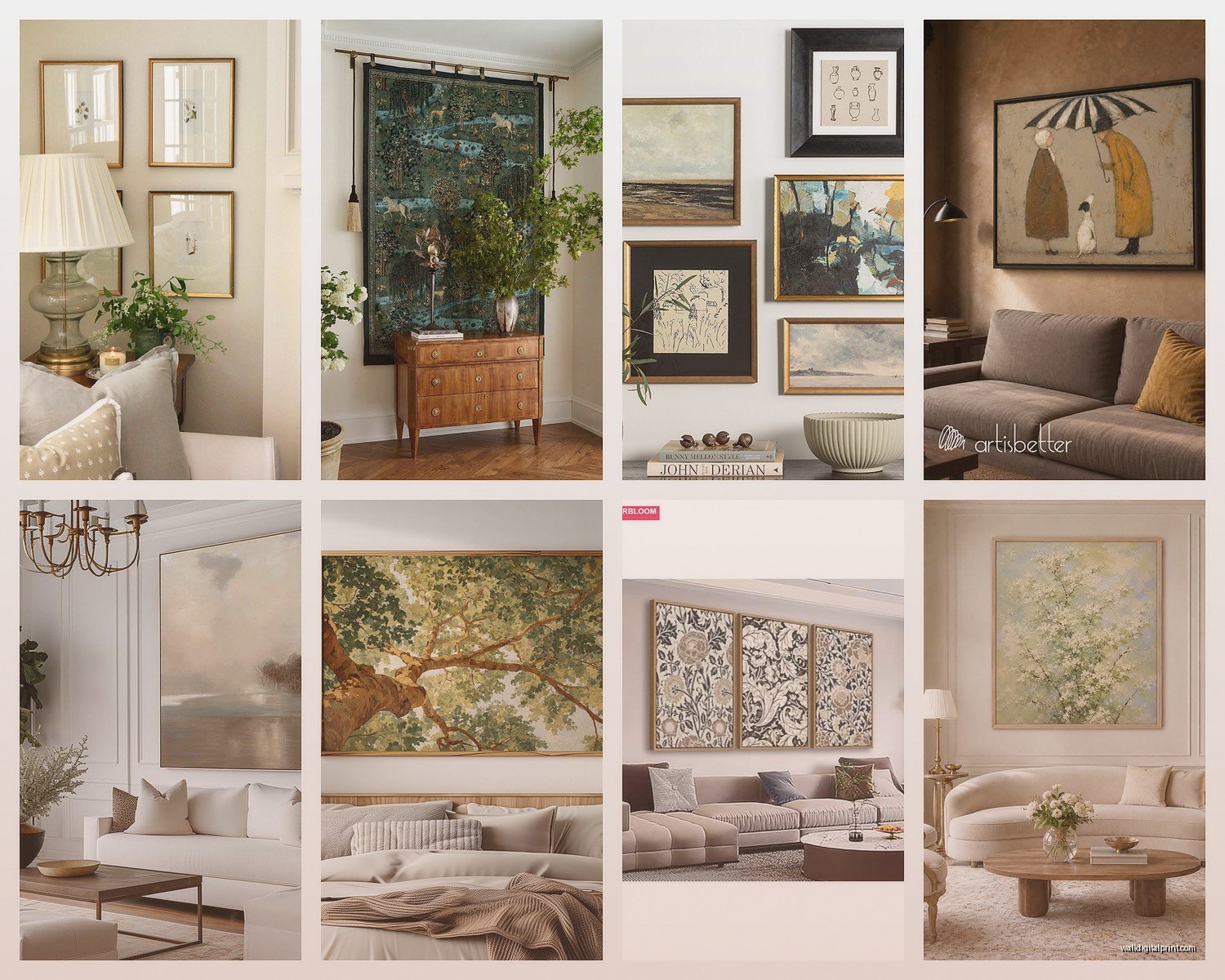 Classic Wall Art for Living Room: Timeless Main Space Designs