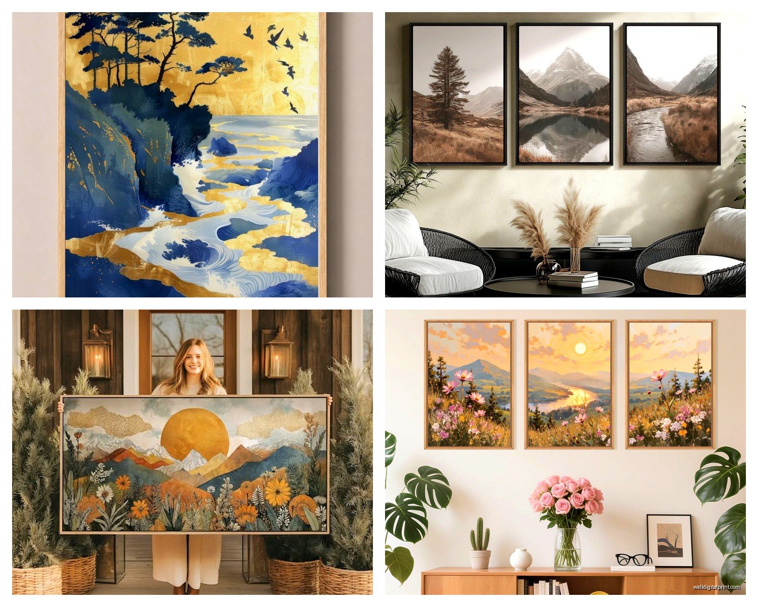 Etsy Living Room Wall Art: Handmade Main Space Marketplace