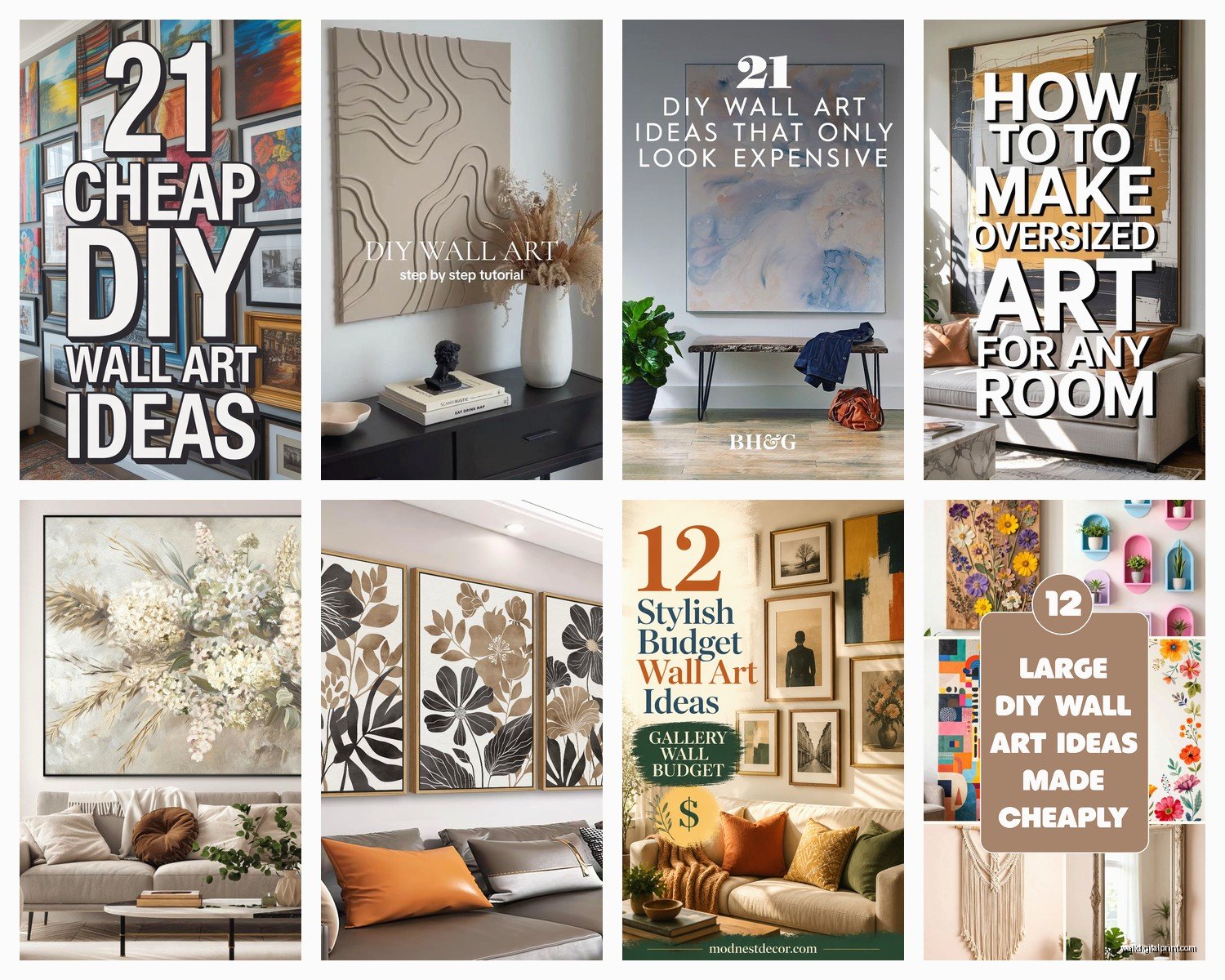 Inexpensive Wall Art for Living Room: Budget Main Space Decor