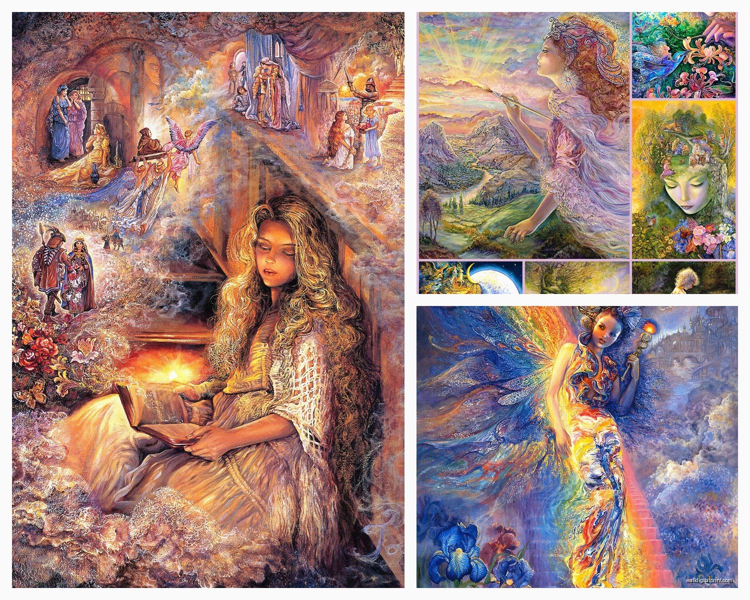 Josephine Wall Art: Fantasy Artist Fairytale Paintings