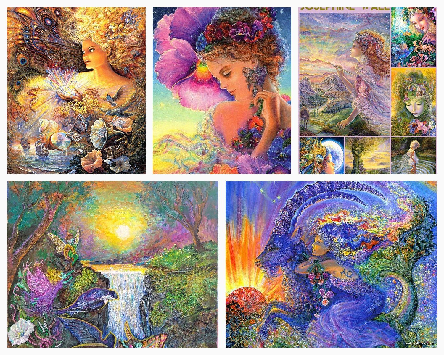 Josephine Wall Art: Fantasy Artist Fairytale Paintings