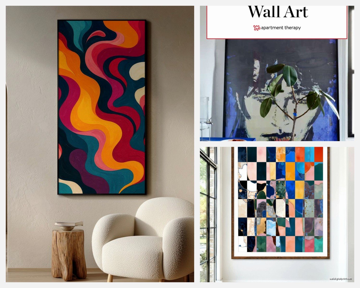 Large Colorful Wall Art: Oversized Vibrant Bold Designs