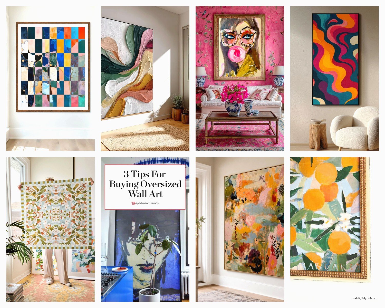 Large Colorful Wall Art: Oversized Vibrant Bold Designs