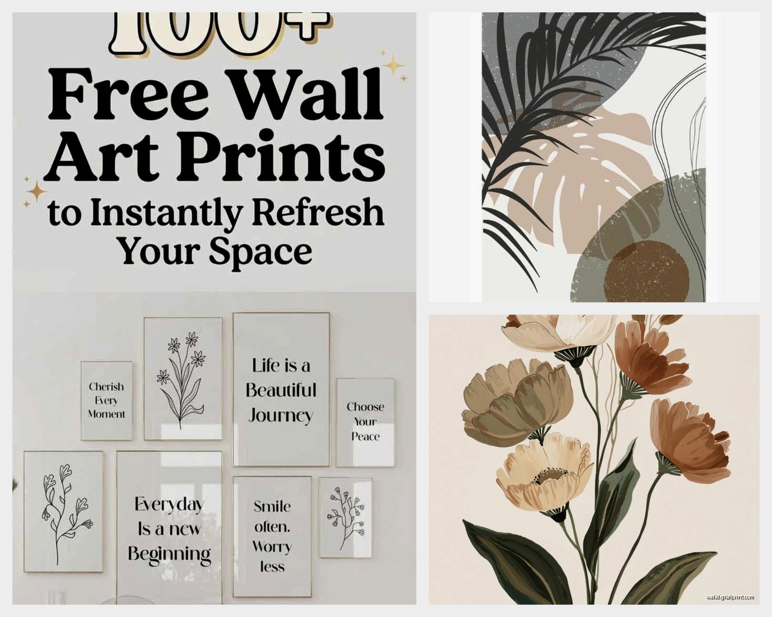 Living Room Free Printable Wall Art: Main Space Downloads