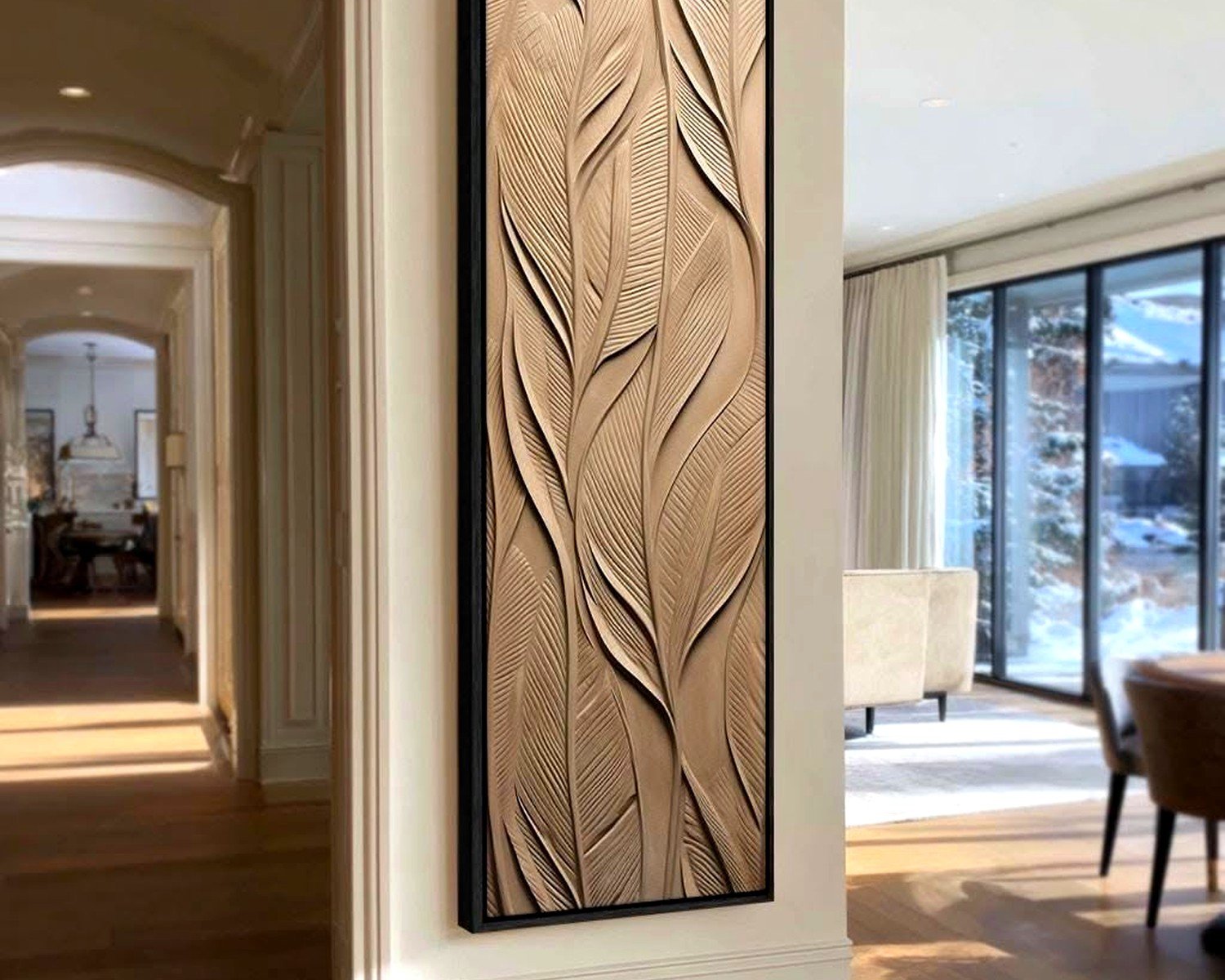 Long Vertical Wall Art: Extra Tall Portrait Format Pieces
