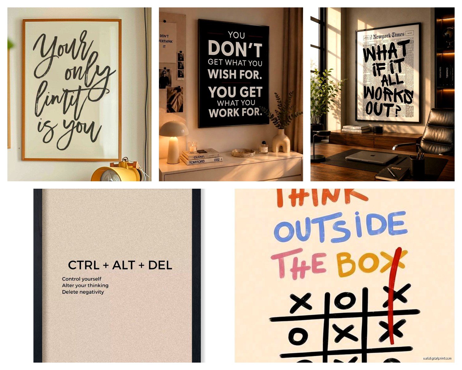 Office Wall Art: Professional Workspace Productivity Decor