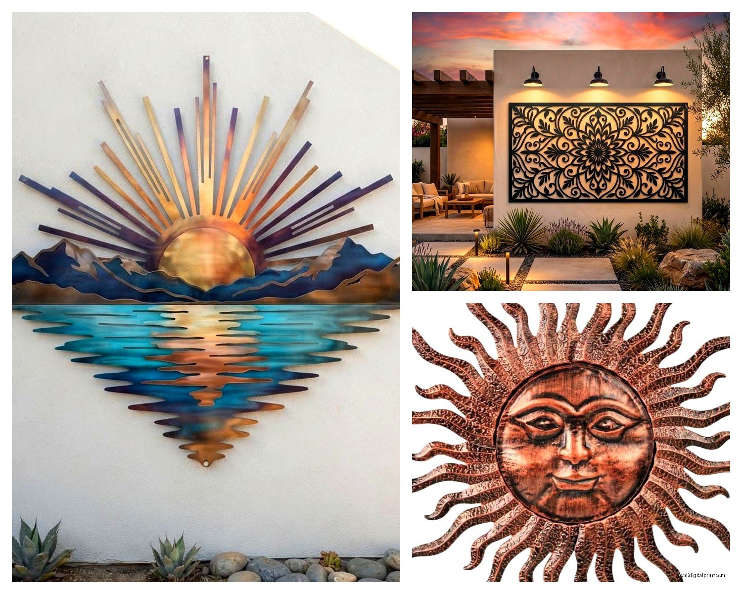 Outdoor Metal Wall Art: Weather-Resistant Garden Sculptures