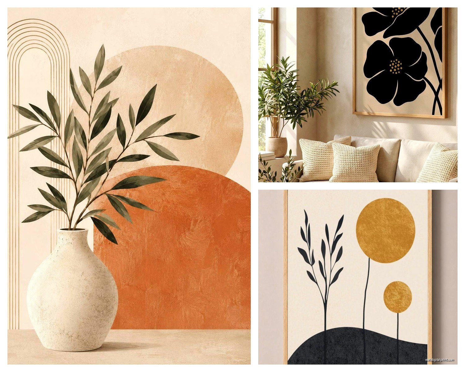 Simple Wall Art for Living Room: Minimalist Main Space Designs