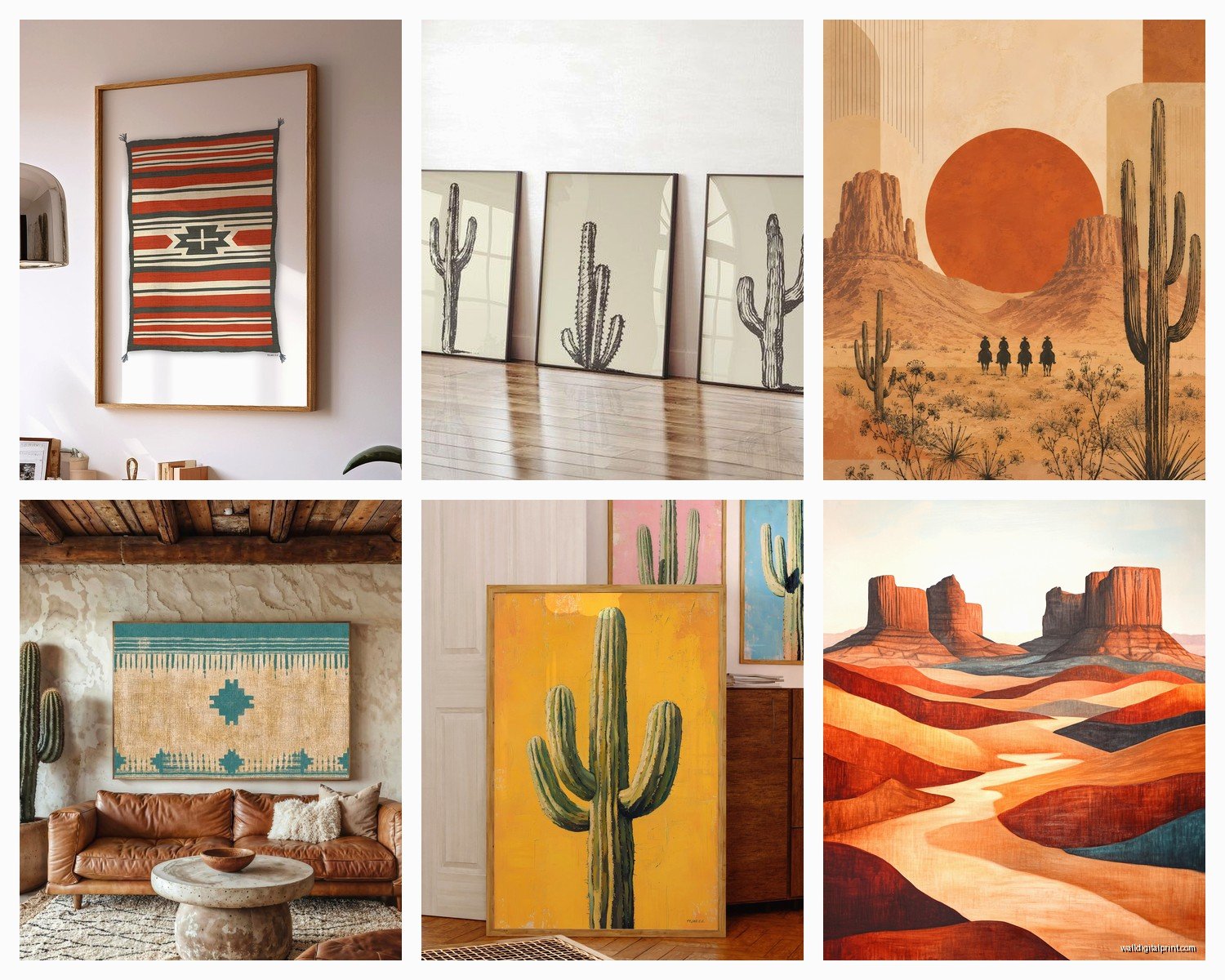 Southwestern Wall Art: Desert Southwest Santa Fe Decor