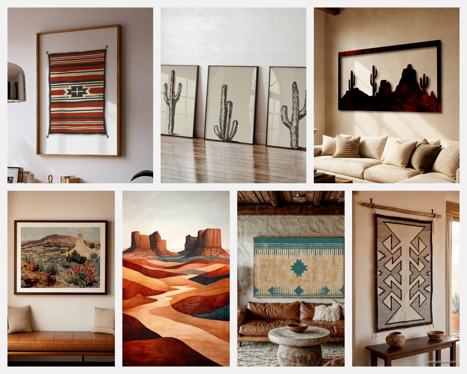 Southwestern Wall Art: Desert Southwest Santa Fe Decor
