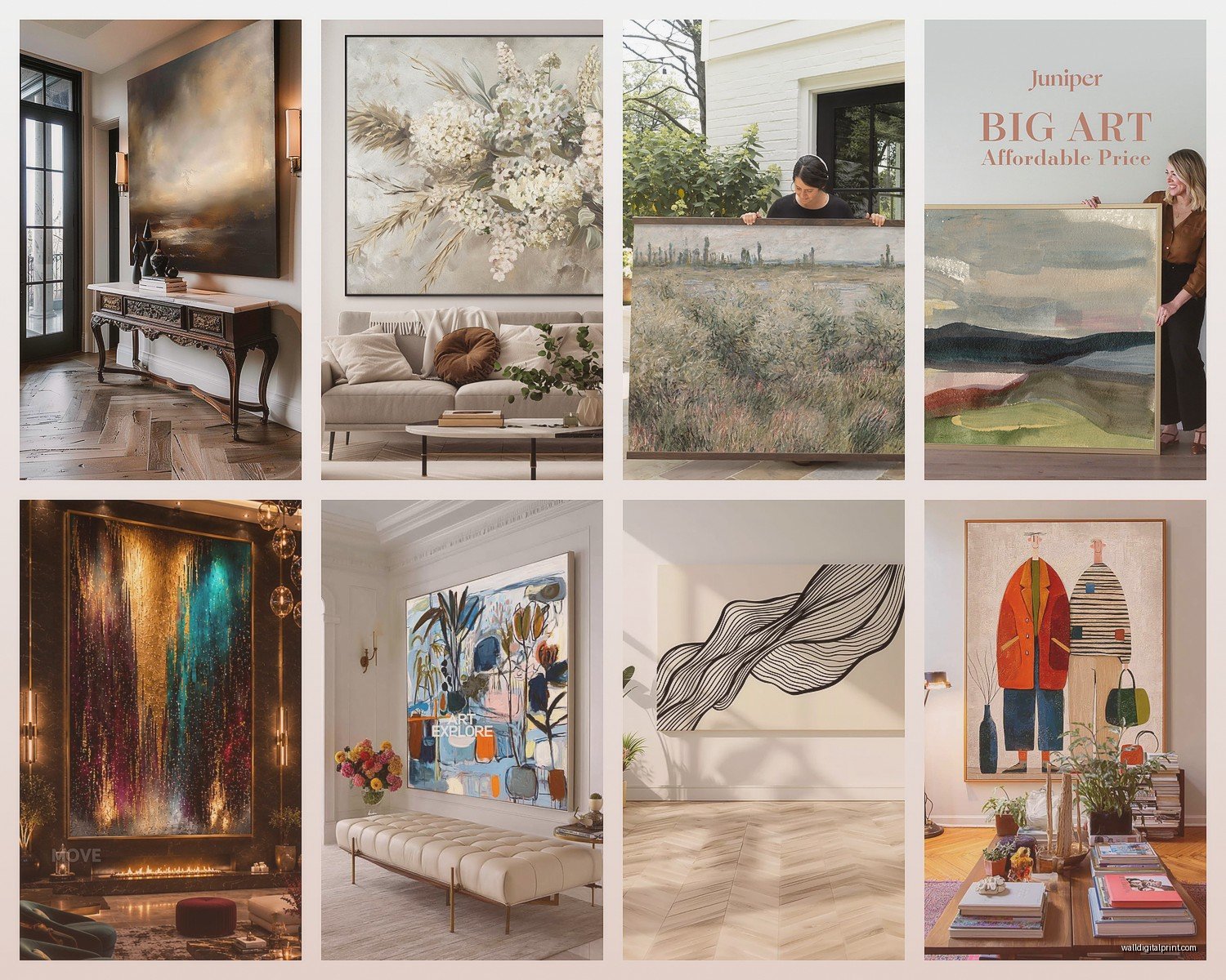 Wall Art for Living Room Large: Oversized Main Space Options