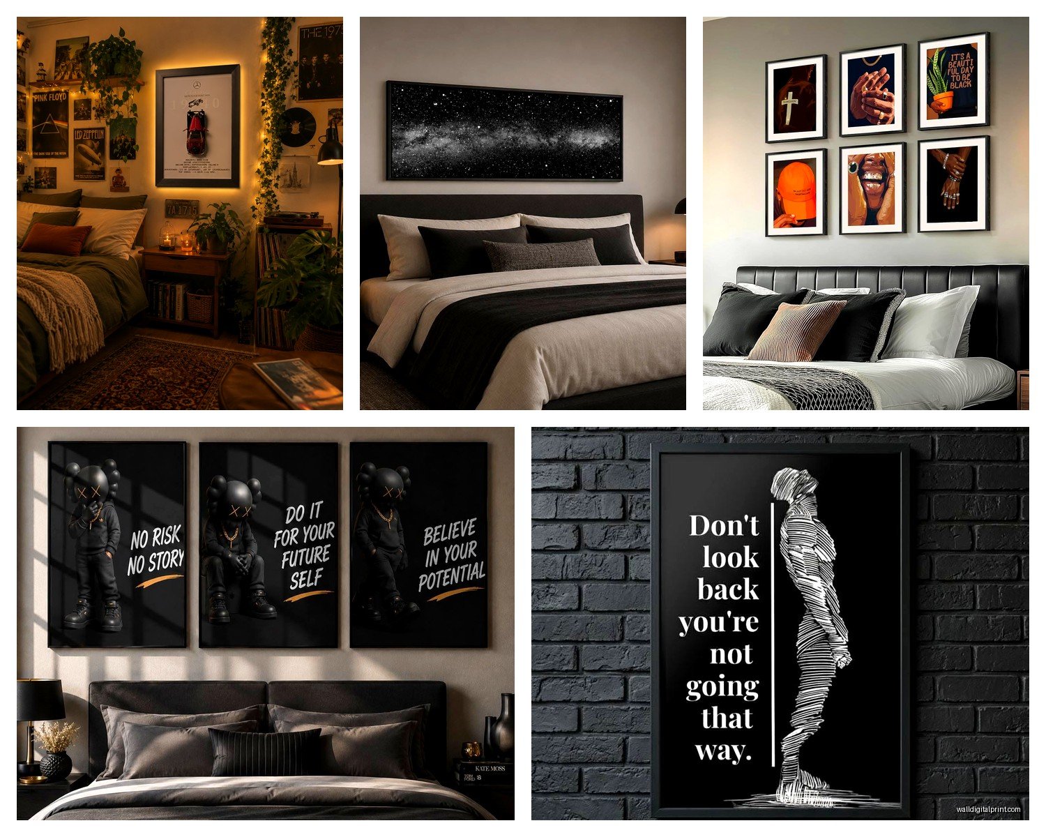 Wall Art for Man's Bedroom: Masculine Sleep Space Decor