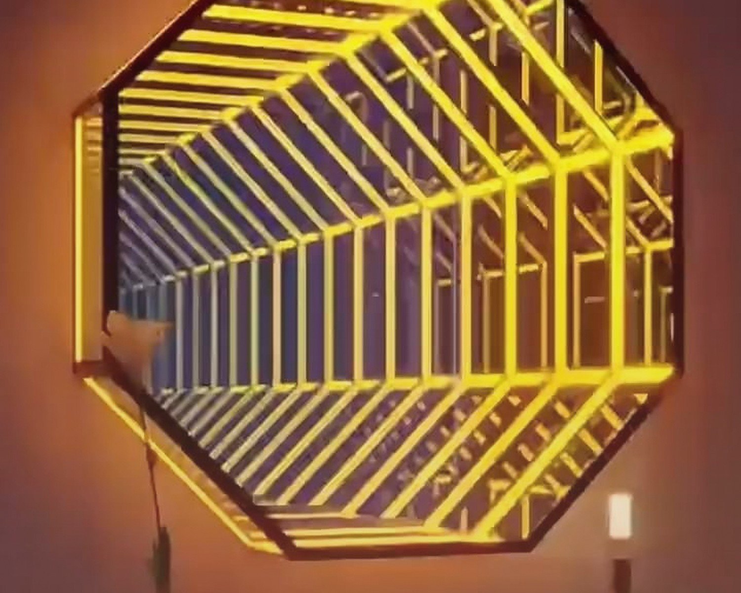 3D Mirror Wall Art: Reflective Dimensional Geometric Designs