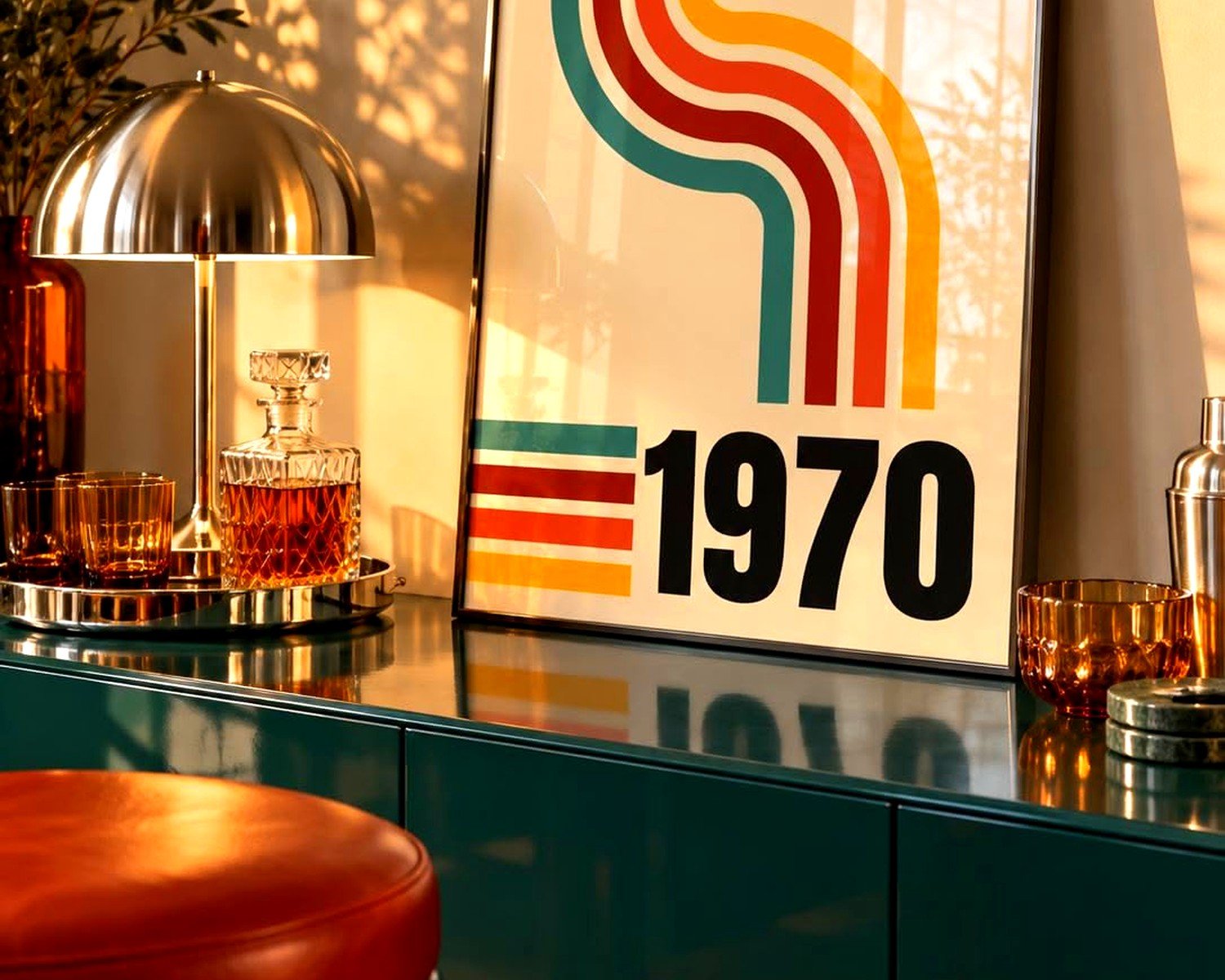 70s Wall Art: 1970s Groovy Retro Disco Era Nostalgia