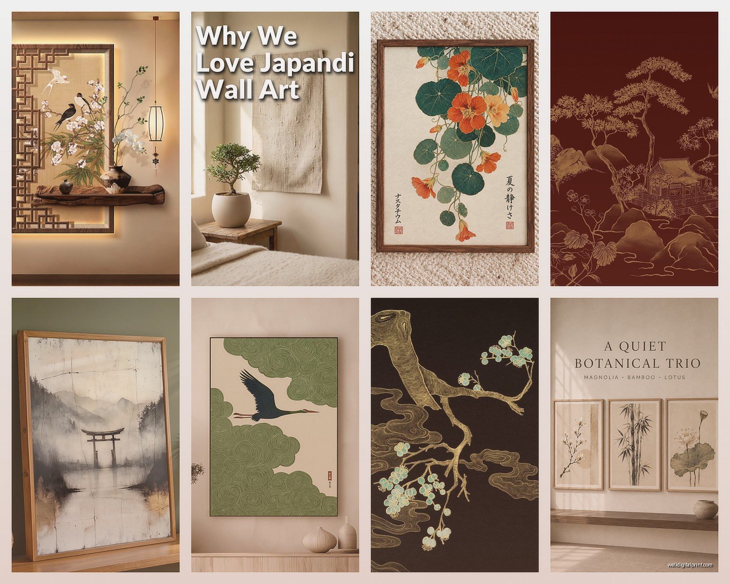 Asian Wall Art: Oriental Eastern Buddhist Zen Decor