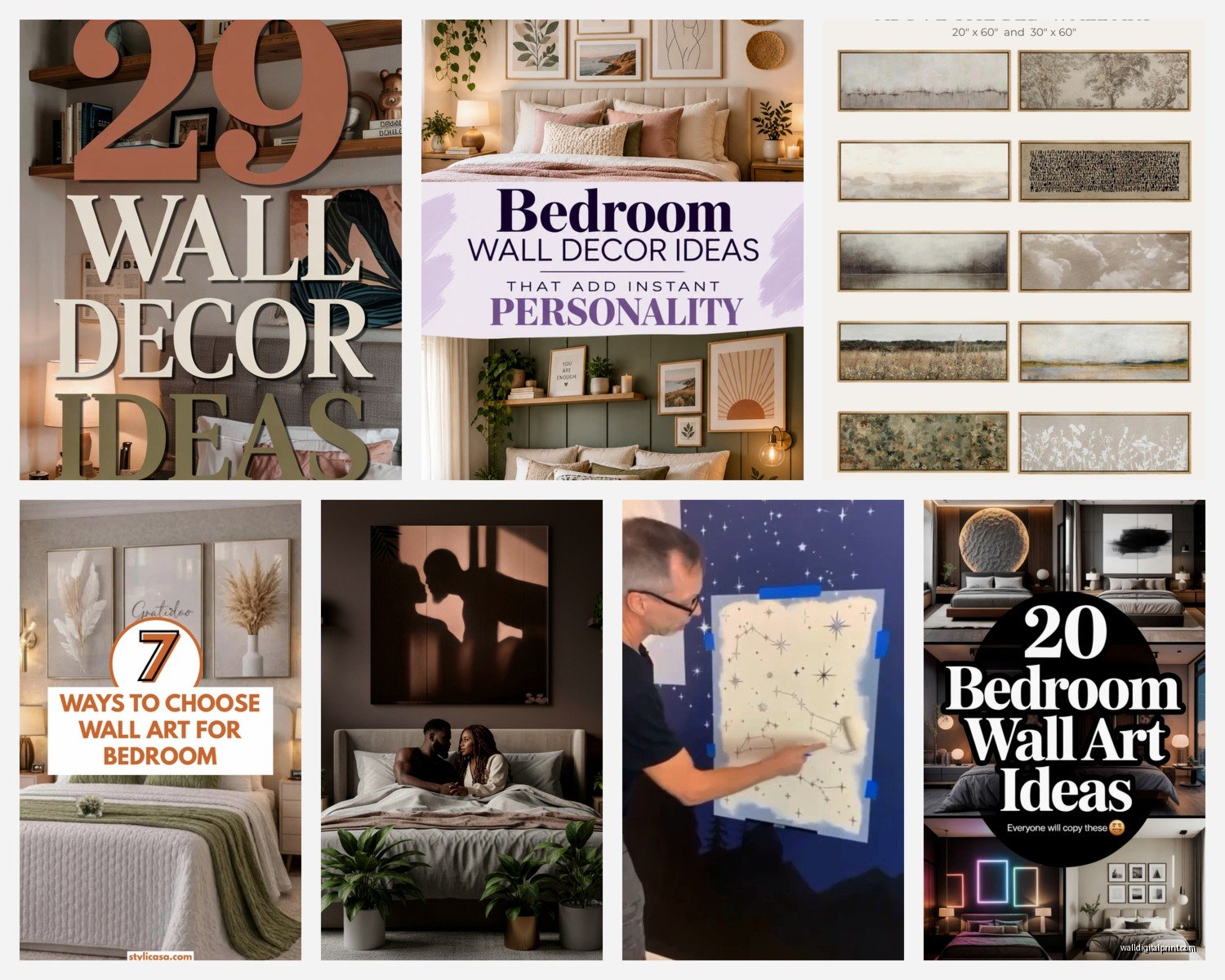 Bedroom Wall Art: Sleep Space Personal Sanctuary Decor