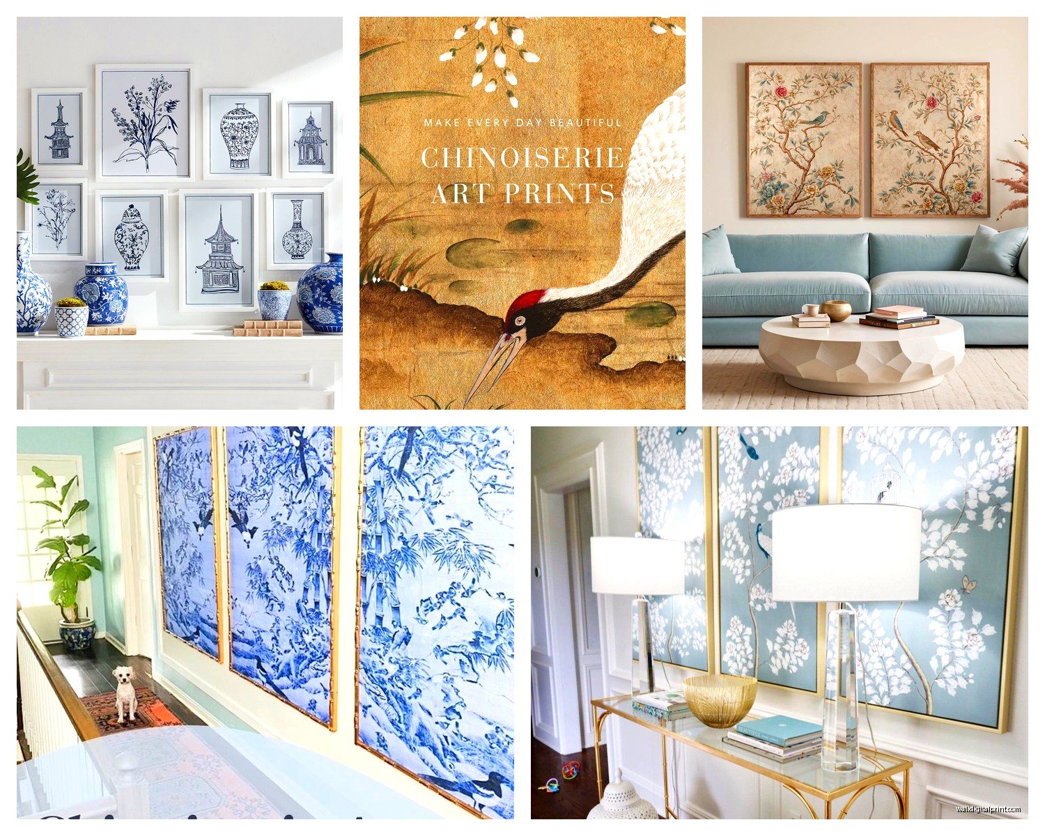 Chinoiserie Wall Art: Chinese-Inspired European Elegant Decor