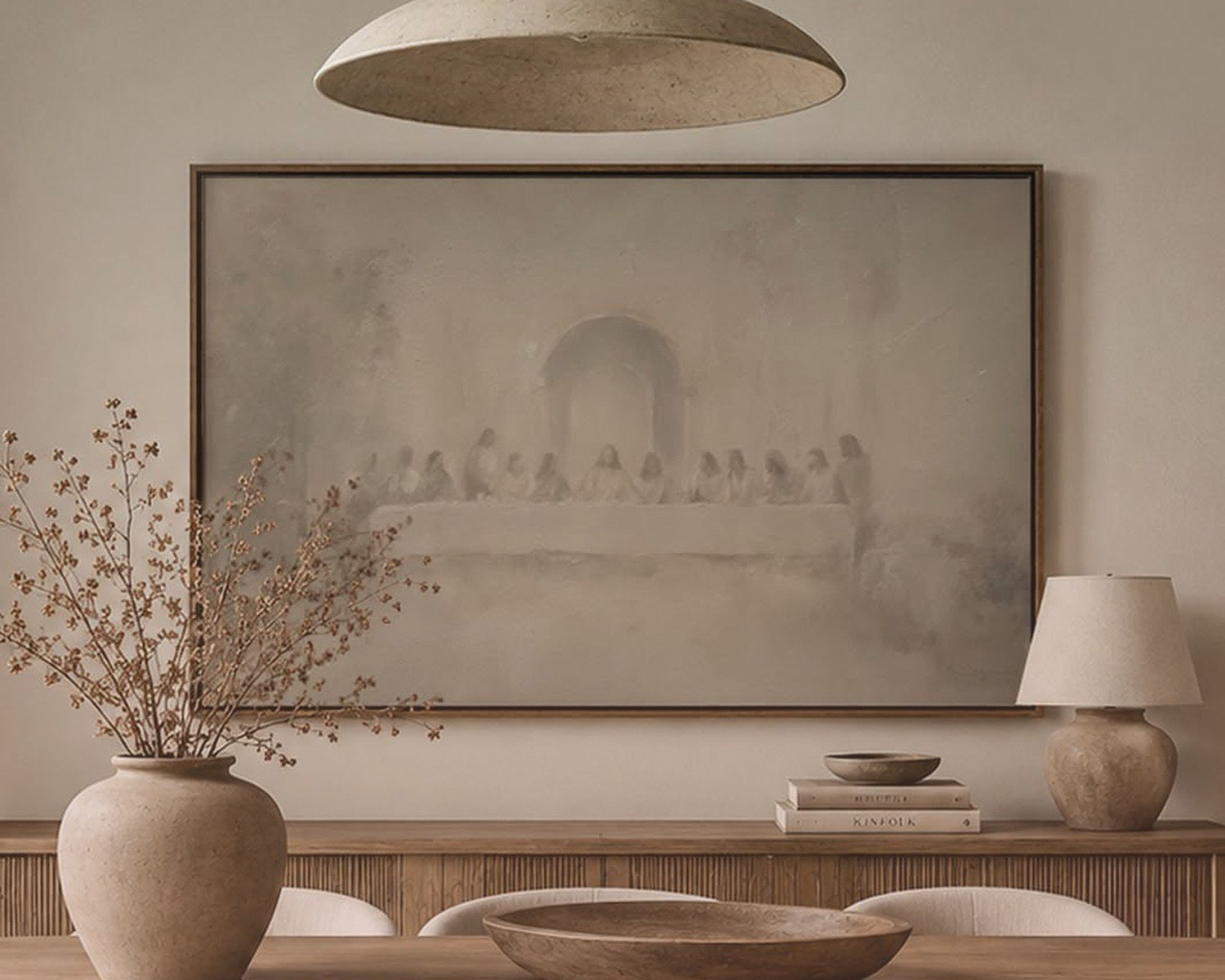Christian Wall Art for Dining Room: Faith Eating Space Decor