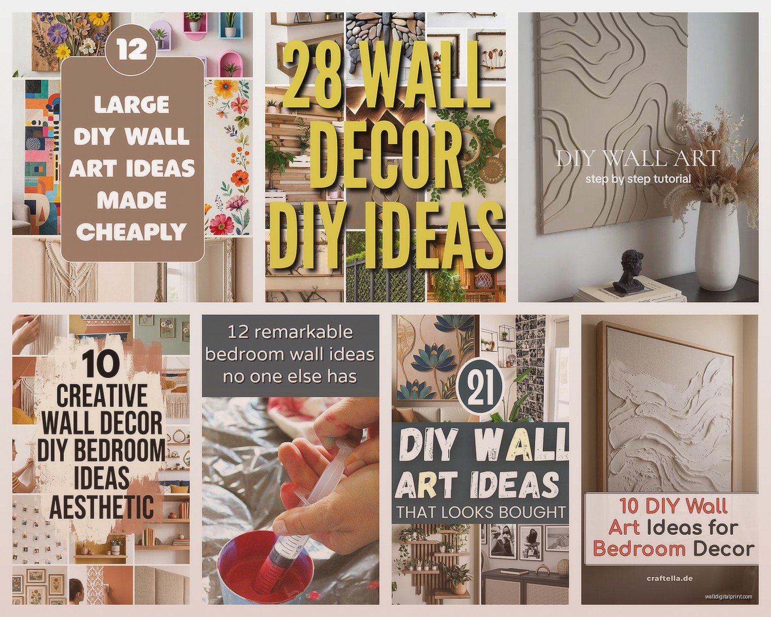 DIY Wall Art for Bedroom: Handmade Sleep Space Projects