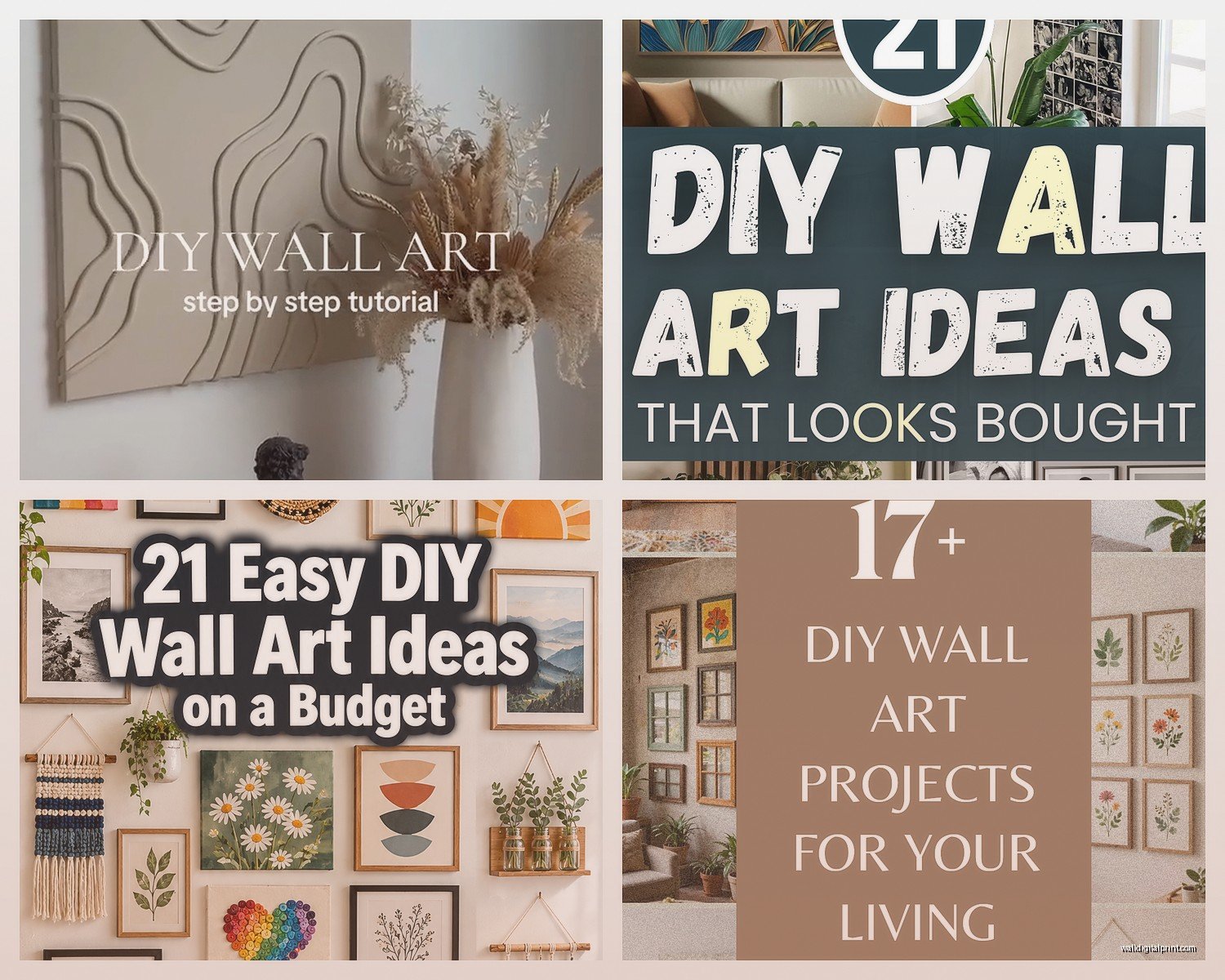 DIY Wall Art for Living Room: Handmade Main Space Projects