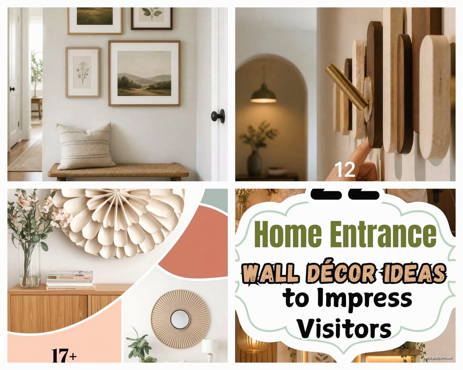 Entryway Wall Art: Foyer First Impression Welcome Decor