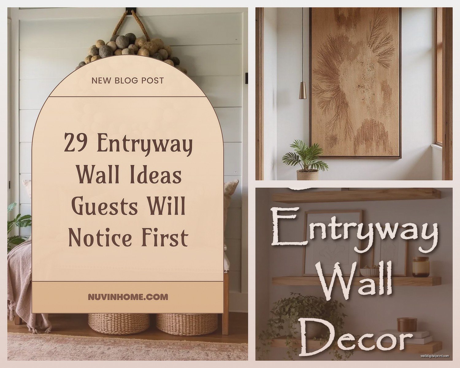 Entryway Wall Art: Foyer First Impression Welcome Decor