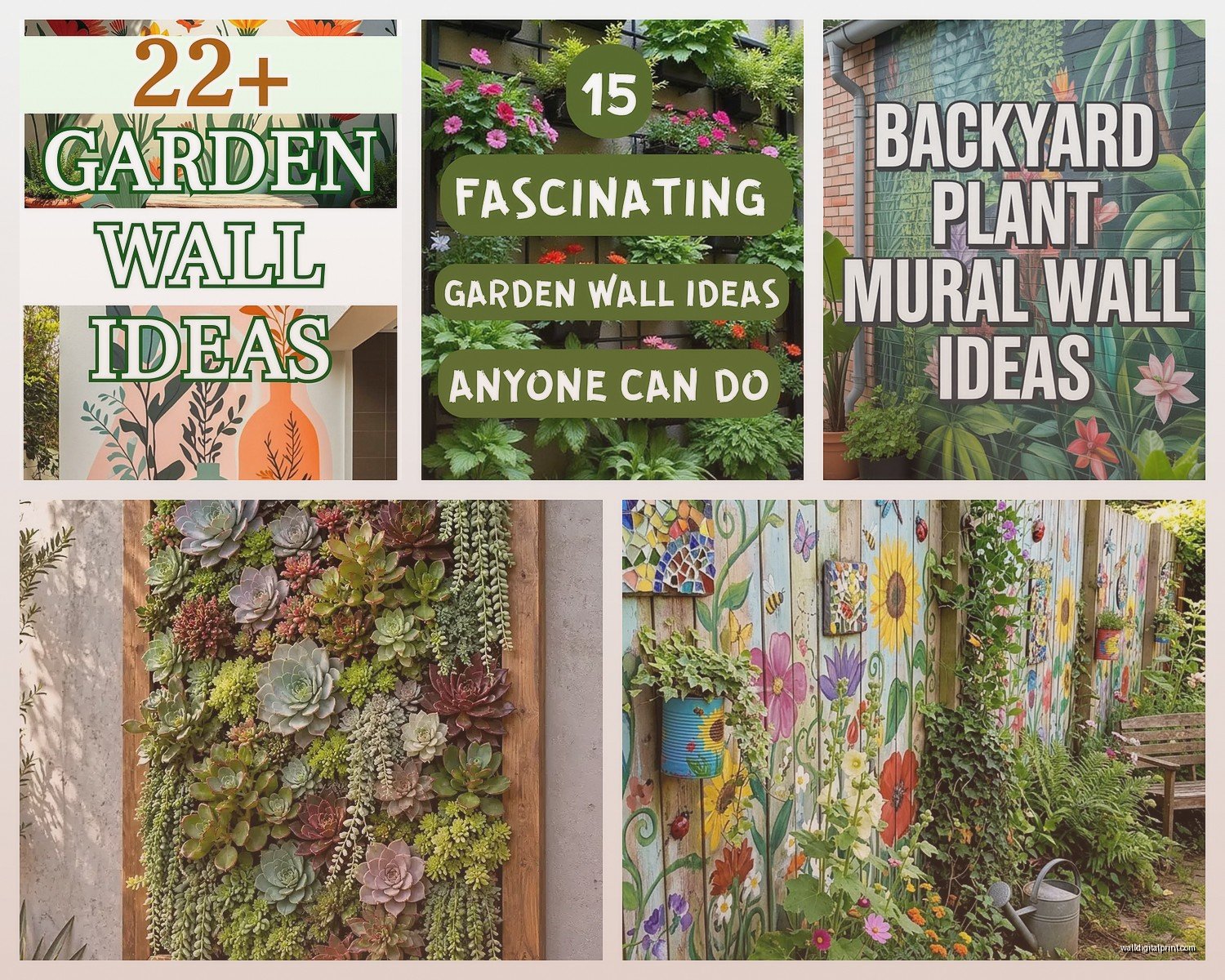 Garden Wall Art: Outdoor Yard Flower Nature Decor
