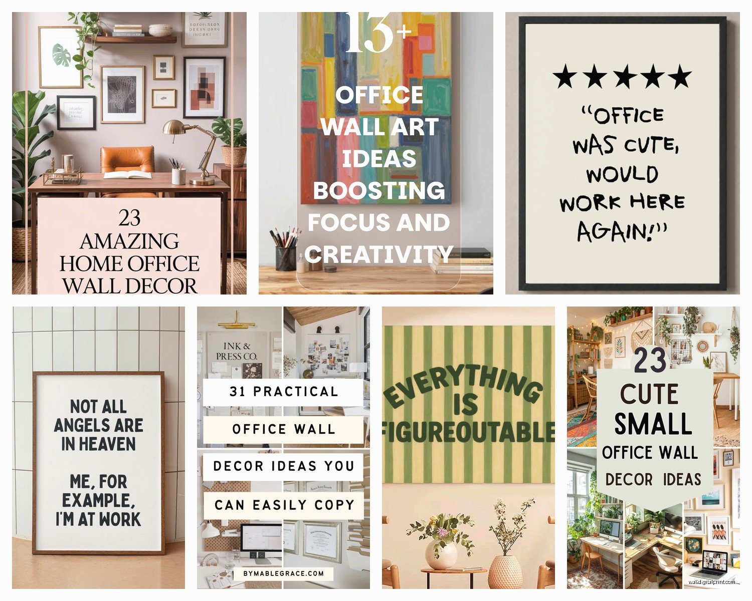 Home Office Wall Art: Work-from-Home Productivity Space