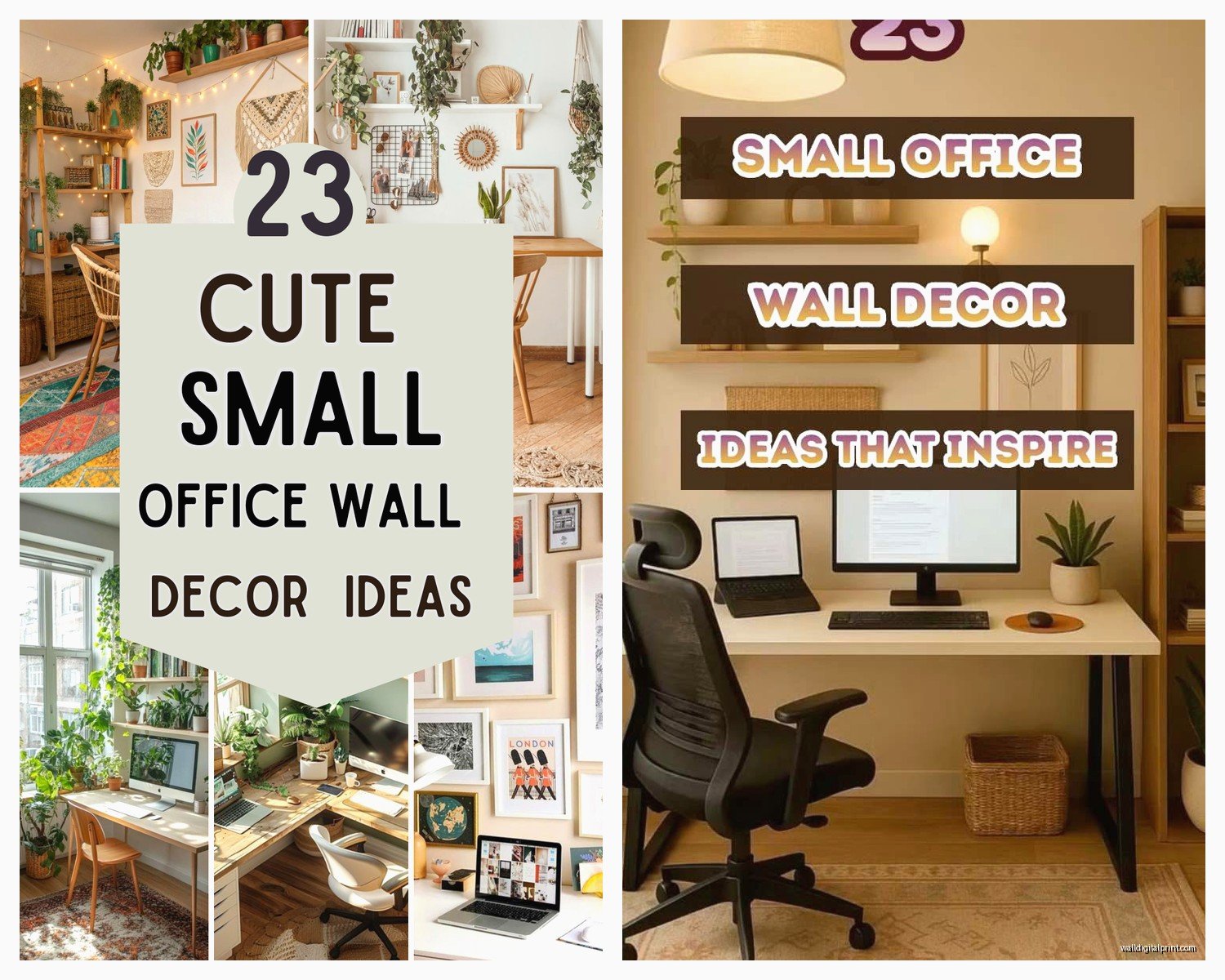 Home Office Wall Art: Work-from-Home Productivity Space