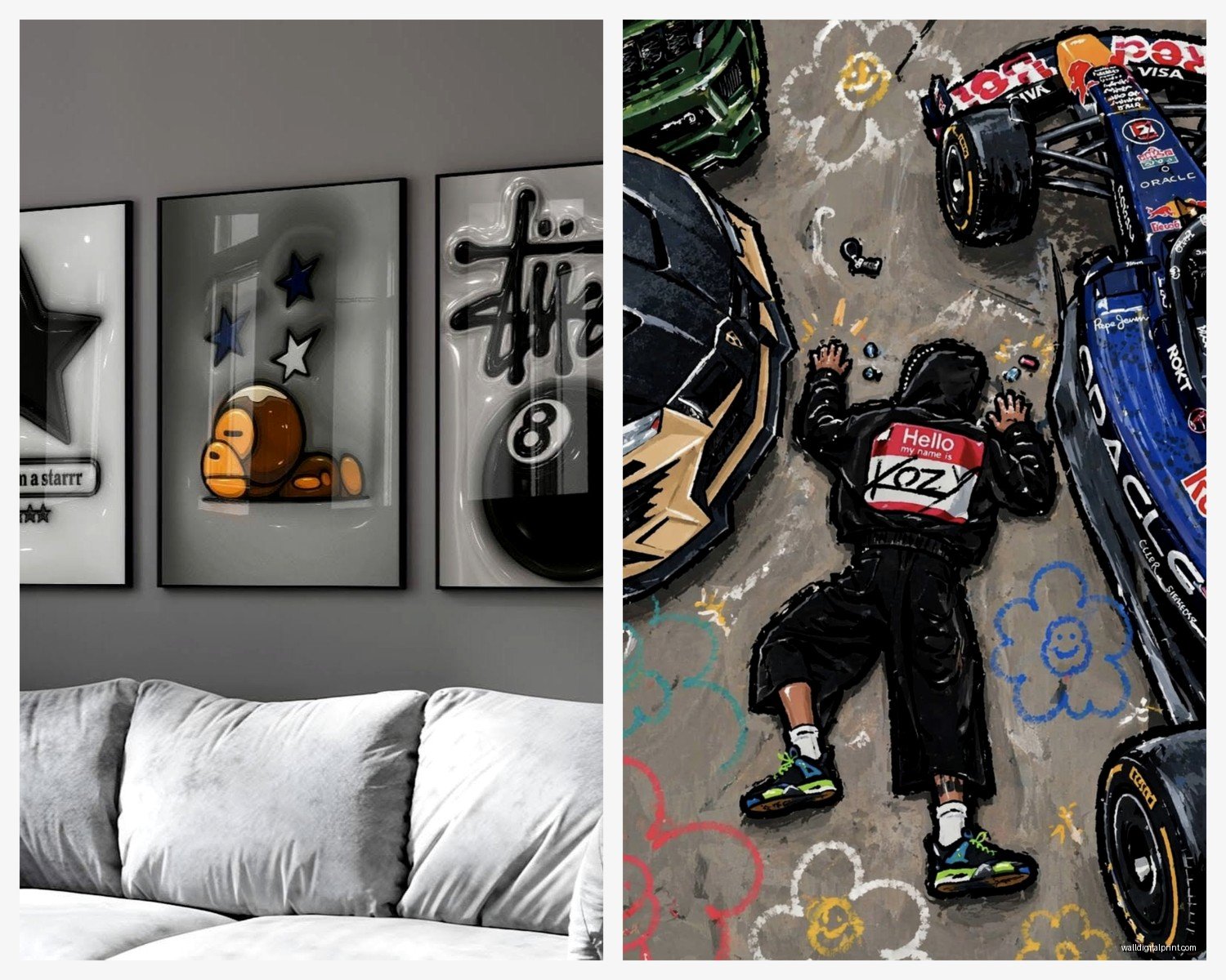 Hype Wall Art: Trendy Viral Social Media Popular Designs