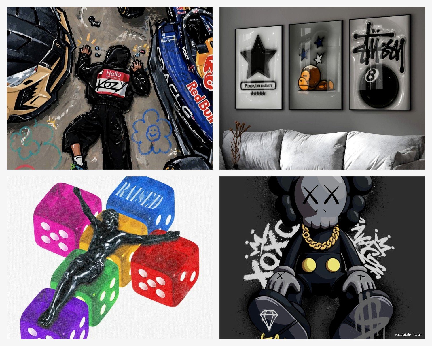 Hype Wall Art: Trendy Viral Social Media Popular Designs