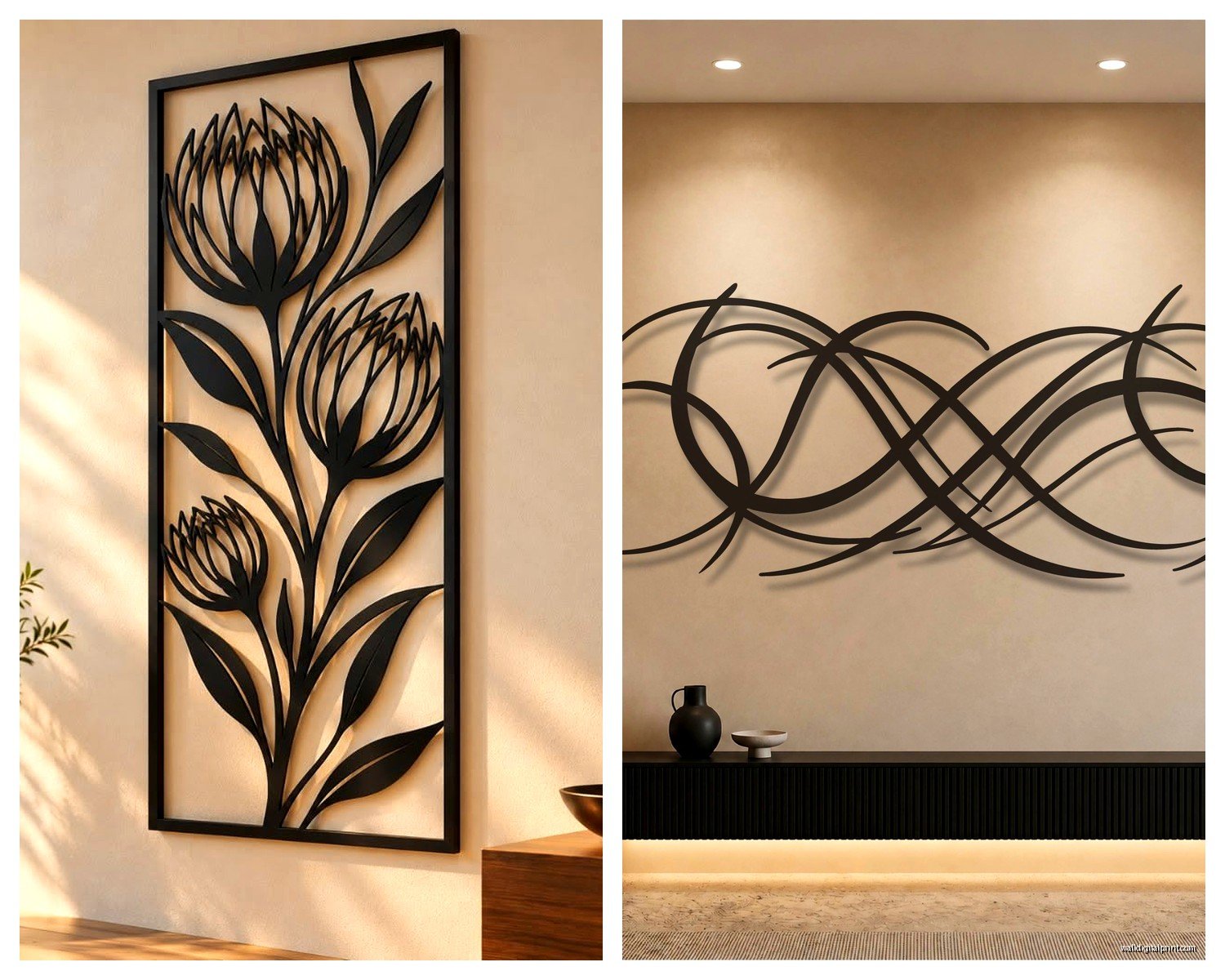 Iron Wall Art: Wrought Forged Metal Traditional Designs