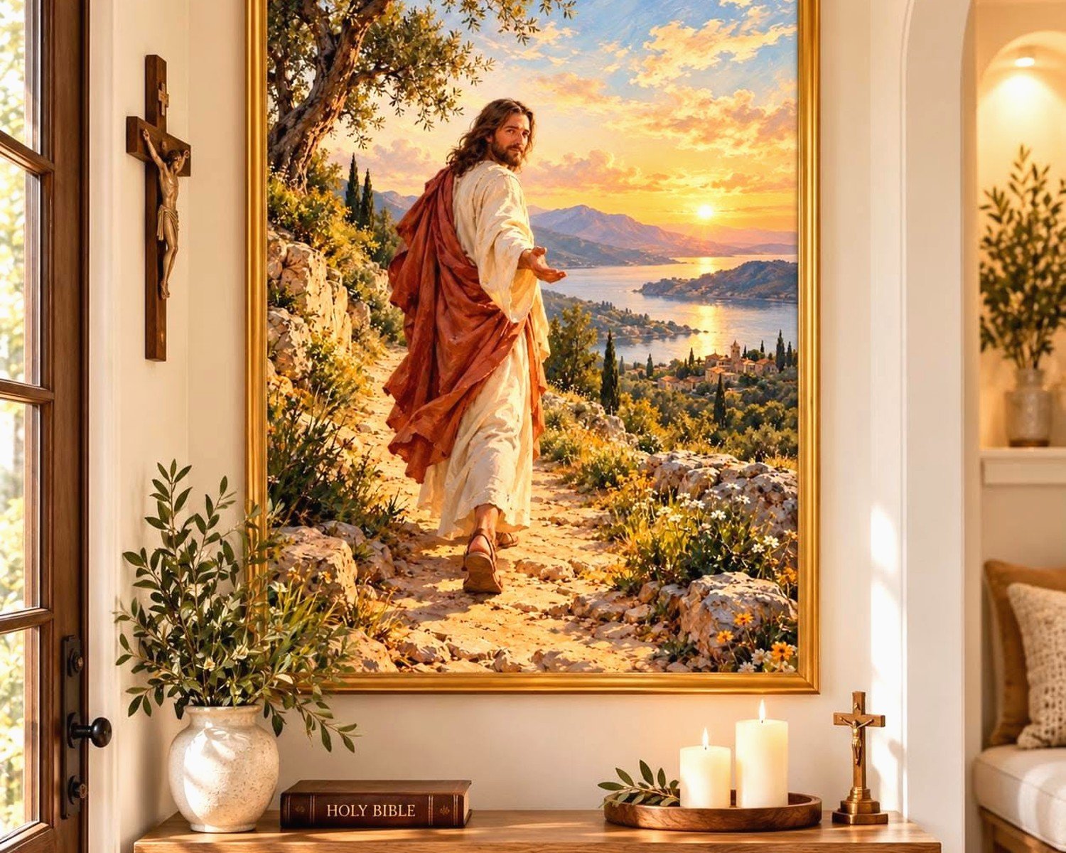 Jesus Wall Art: Christian Religious Savior Faith Decor