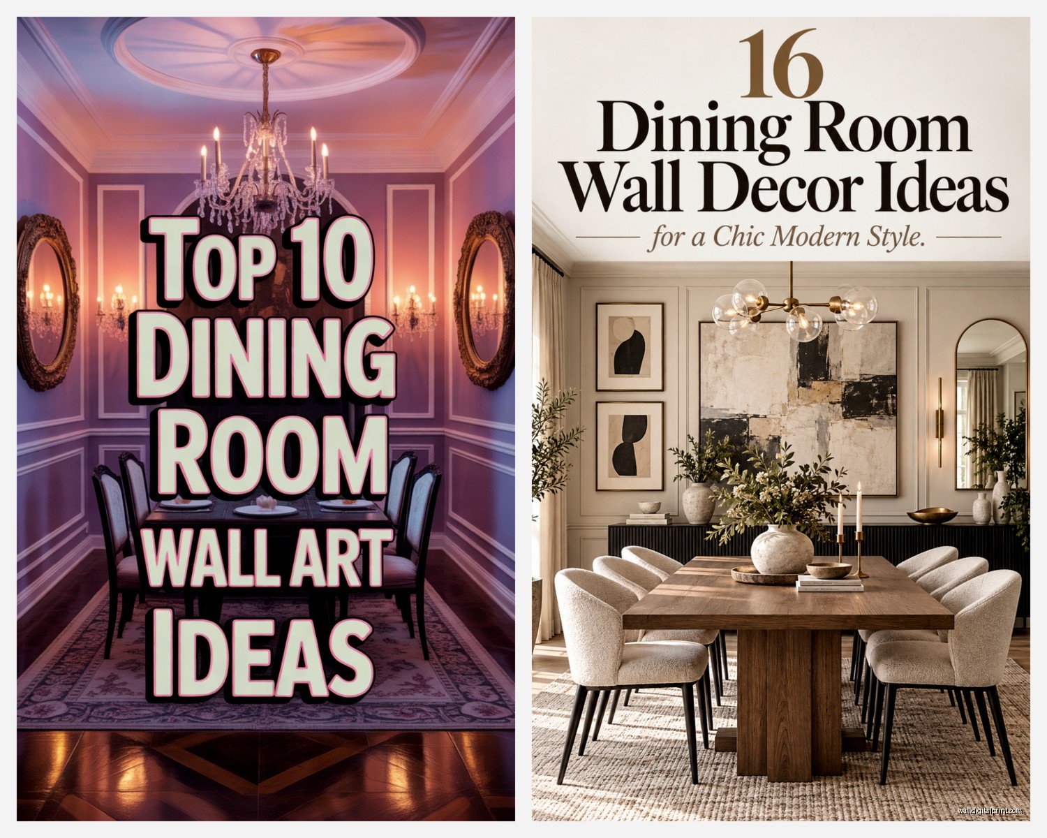 Large Wall Art for Dining Room: Oversized Eating Space Pieces