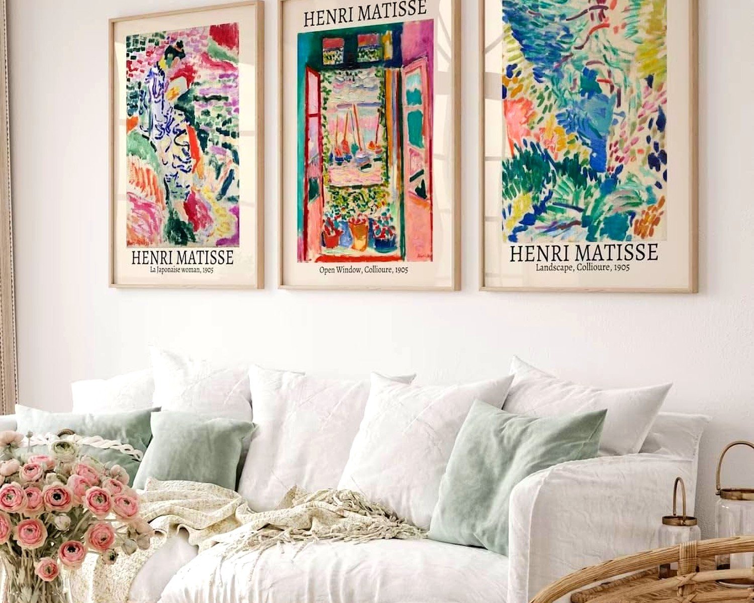 Matisse Wall Art: Cut-Outs Modern Master Reproductions