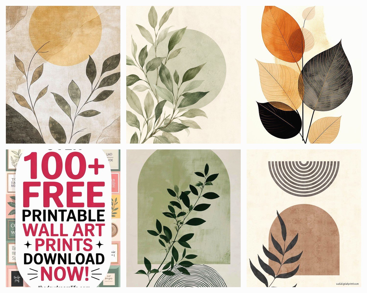 Minimalist Wall Art Printable: Free Simple Clean Downloads