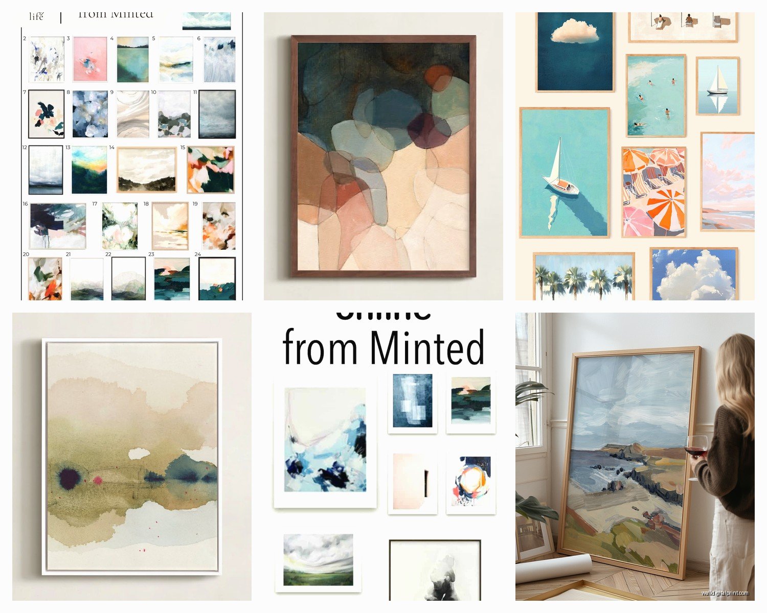 Minted Wall Art: Designer Artist Marketplace Collection