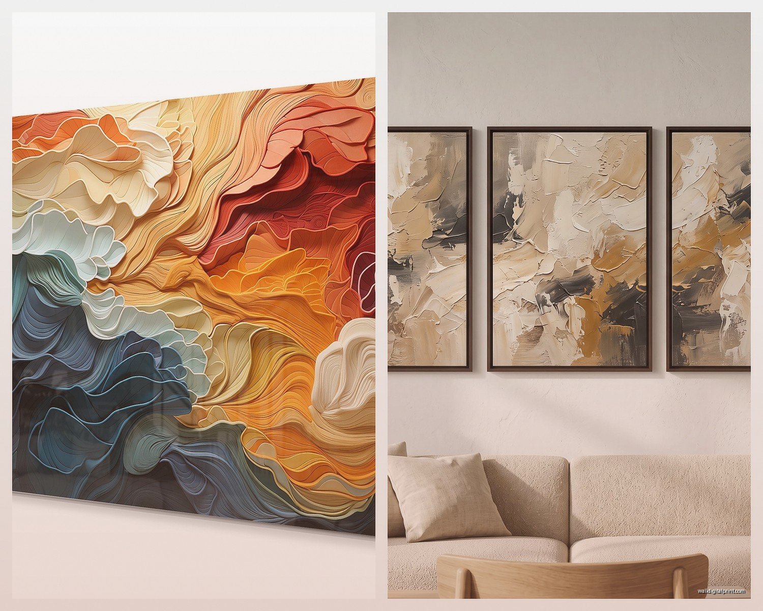 Multi Piece Wall Art: Several-Panel Coordinated Sets