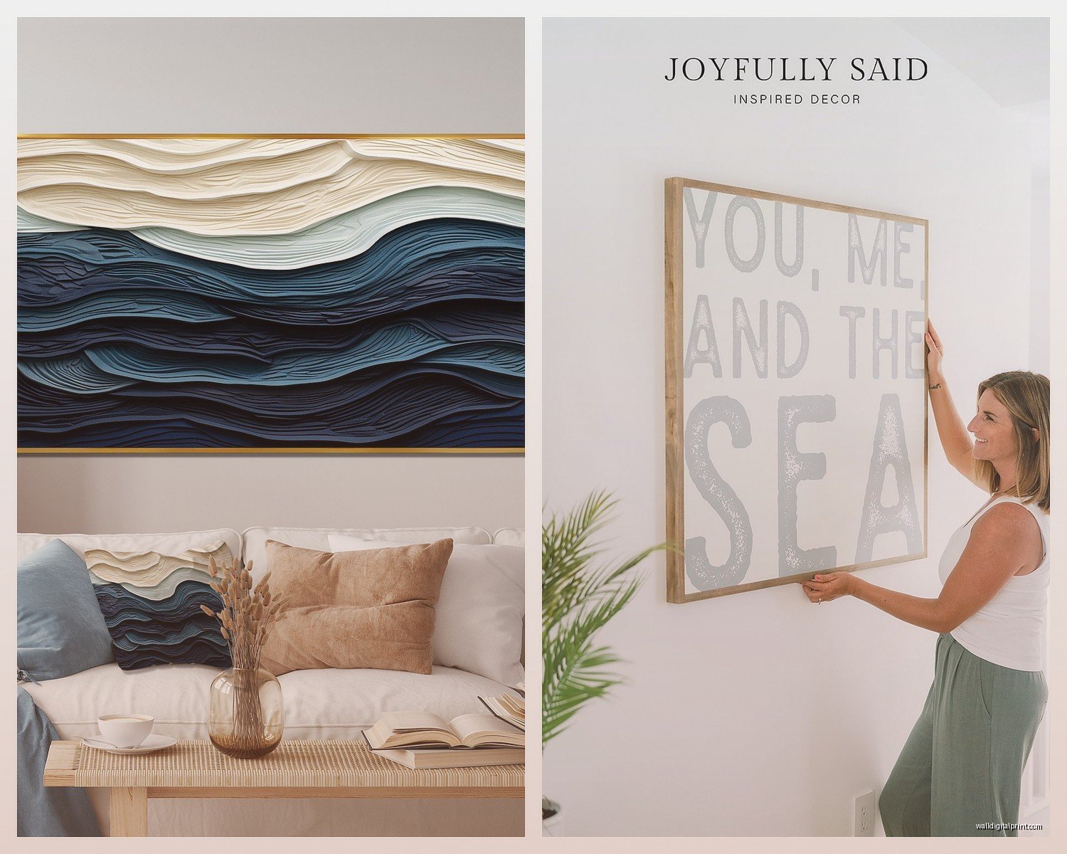 Nautical Wall Art for Living Room: Maritime Main Space Decor