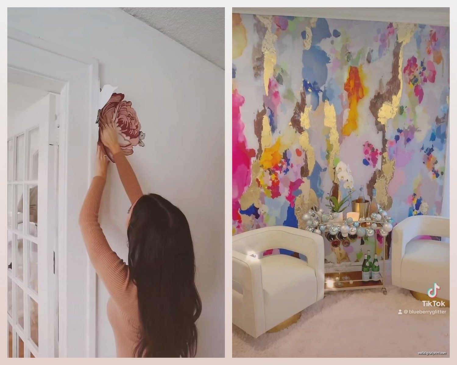 Peel and Stick Wall Art: Removable Adhesive Easy Install