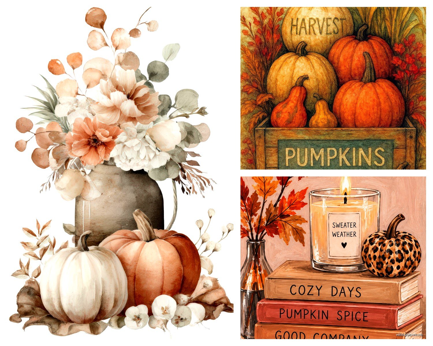Printable Fall Wall Art: Free Autumn Seasonal Downloads