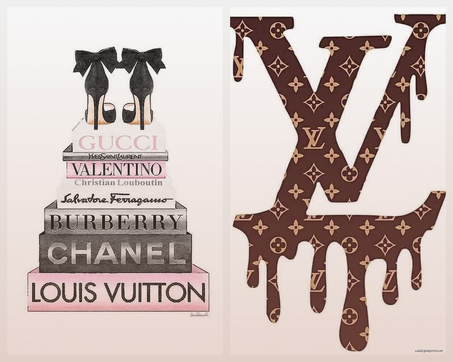 Printable Louis Vuitton Wall Art: Free Fashion Brand Downloads