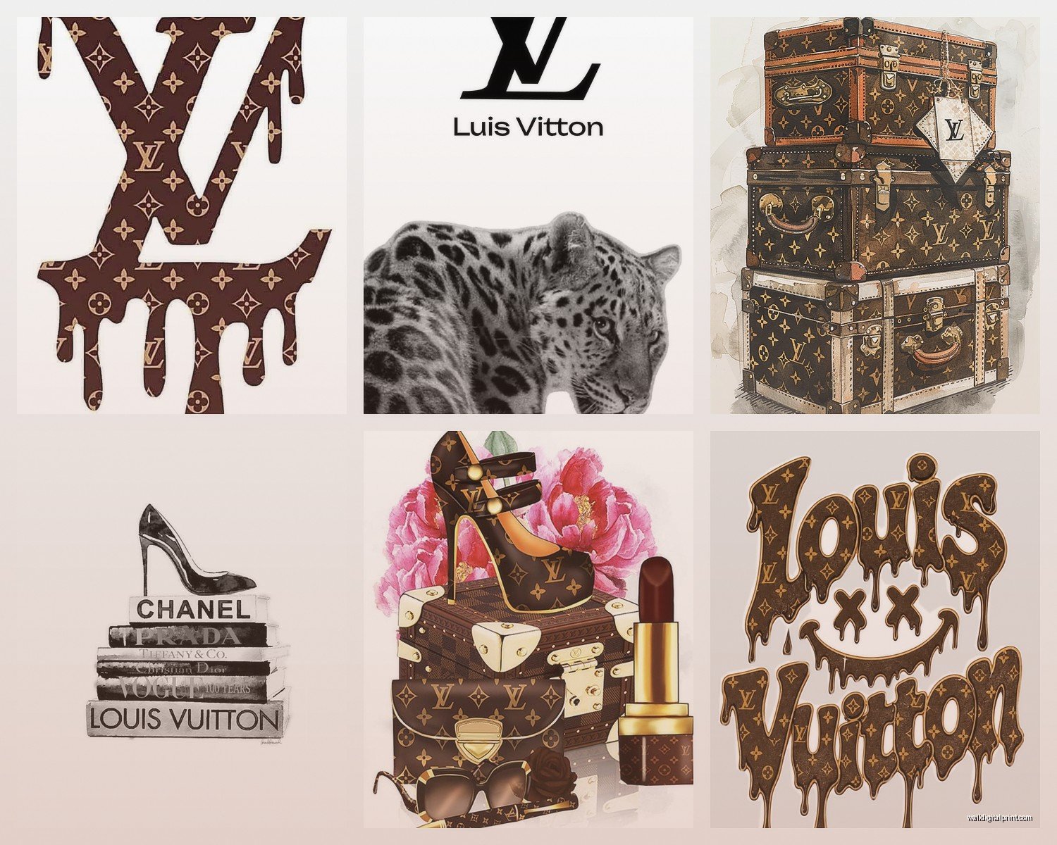 Printable Louis Vuitton Wall Art: Free Fashion Brand Downloads