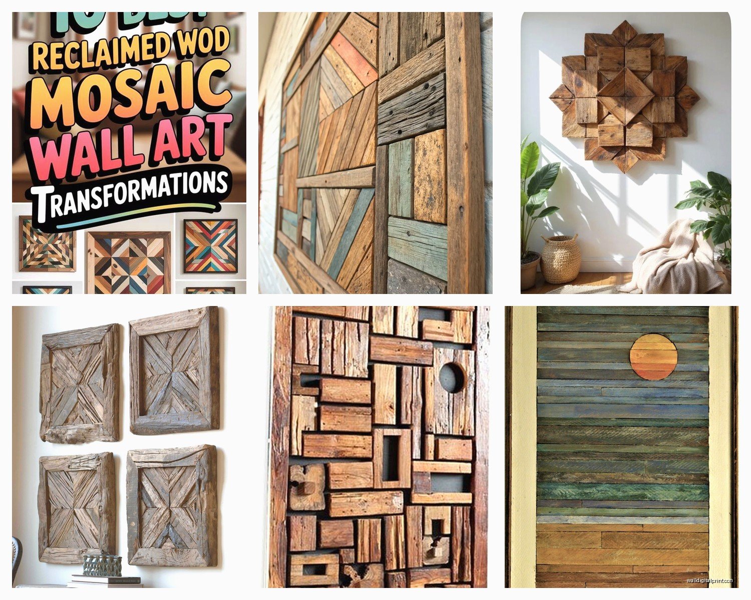 Reclaimed Wood Wall Art: Salvaged Barn Eco-Friendly Designs