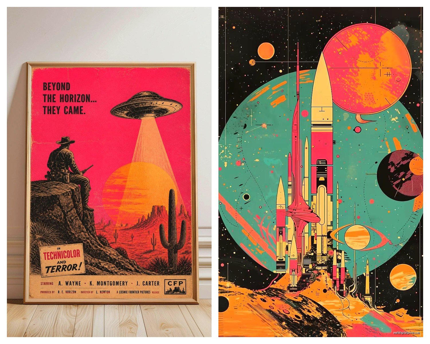 Sci Fi Wall Art: Science Fiction Futuristic Fantasy Decor