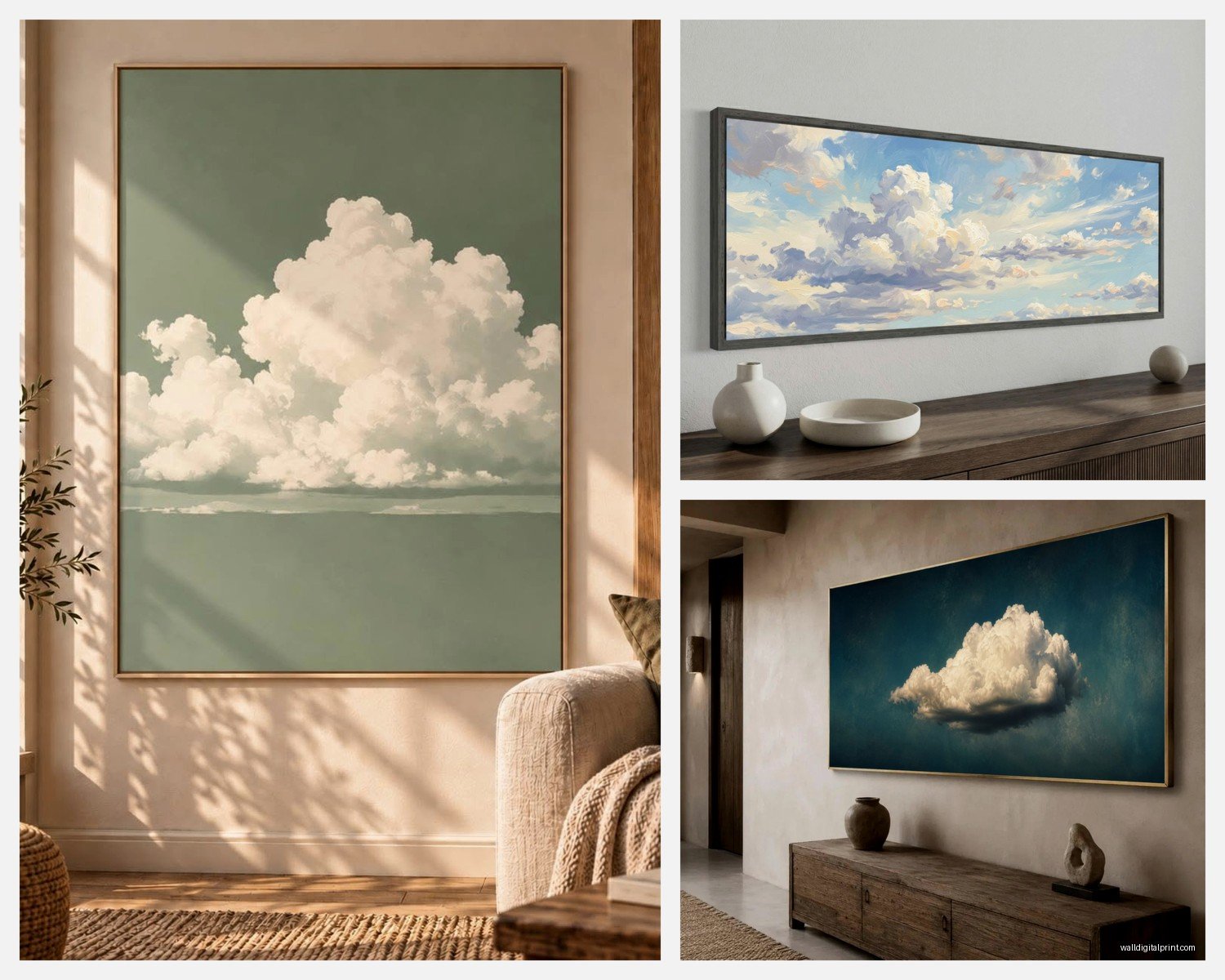 Sky Wall Art: Clouds Blue Atmosphere Heaven Photography